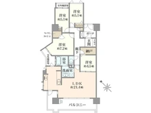 【大阪府/大阪市都島区友渕町】ローレルスクエア都島エル・フラッツ 2番館 間取り図