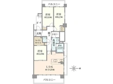 【大阪府/大阪市都島区東野田町】クレアシティ京橋 間取り図
