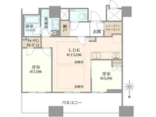【大阪府/大阪市中央区内久宝寺町】グランドメゾン上町台ザ・タワー 間取り図