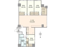 【大阪府/大阪市中央区淡路町】ユニ船場 間取り図