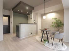 【大阪府/大阪市福島区吉野】キングマンション福島II リビング・ダイニング：※家具・調度品等は販売価格に含まれておりません