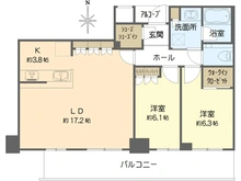 【大阪府/大阪市北区大淀南】グランドメゾン新梅田タワー 間取り図