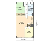 【大阪府/大阪市城東区中央】日商岩井京橋ハイツ 間取り図