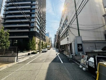 【大阪府/大阪市西区江戸堀】ザ・ファインタワー大阪肥後橋 前面道路
