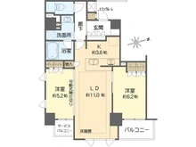 【大阪府/大阪市北区西天満】Brillia淀屋橋 間取り図