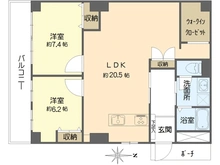 【大阪府/大阪市北区天神橋】与力町スカイハイツ 間取り図