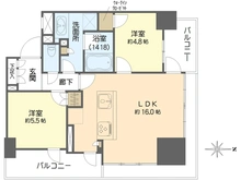 【大阪府/大阪市天王寺区上本町】メトライズタワー大阪上本町 間取り図
