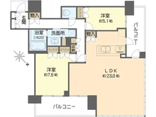 【大阪府/大阪市北区中之島】ザ・パークハウス中之島タワー 間取り図