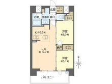 【大阪府/大阪市西区靱本町】シエリア靱本町 間取り図