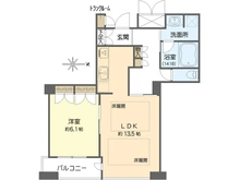 【大阪府/大阪市西区江戸堀】ディーグラフォート大阪N．Y．タワーHIGOBASHI 間取り図