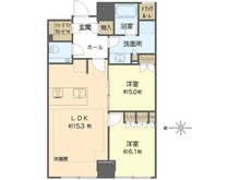 【大阪府/大阪市北区堂島】Brillia Tower堂島 間取り図