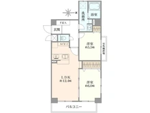 【東京都/大田区西六郷】パルミナート多摩川弐番館 間取り図