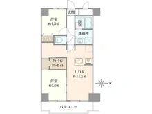【東京都/大田区東糀谷】ルネ南大田 間取り図