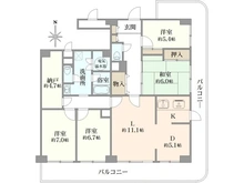 【東京都/大田区大森西】コープ野村大森 間取り図