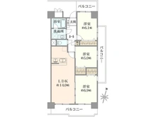 【東京都/大田区大森本町】大森海岸パークハウス S棟 間取り図