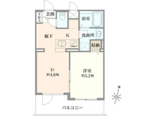 【東京都/大田区矢口】ウィン多摩川 間取り図