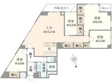 【東京都/大田区北糀谷】アルトT 間取り図