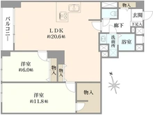 【東京都/大田区北糀谷】アルトT 間取り図