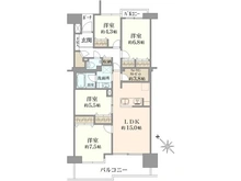 【東京都/大田区下丸子】多摩川ハイム 2号棟 間取り図