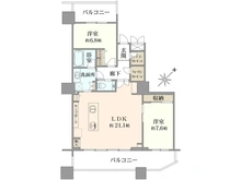 【東京都/大田区蒲田】パークタワー東京フロント 間取り図