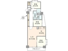 【東京都/大田区大森中】エンゼルハイム大森町参番館 間取り図