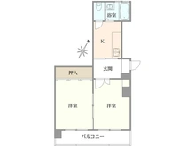 【東京都/大田区北千束】洗足パークマンション 間取り図