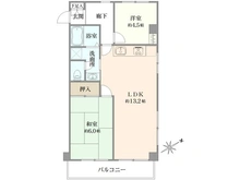 【東京都/大田区大森南】ル・シック大森南 間取り図