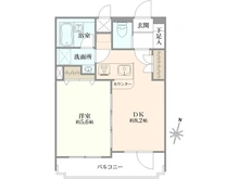 【東京都/大田区矢口】ウィン多摩川 間取り図