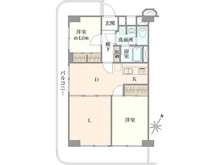【東京都/大田区東矢口】メガロン東六郷 B棟 間取り図