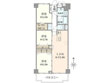 【東京都/大田区矢口】多摩川ハウス 間取り図