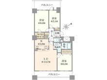 【東京都/大田区久が原】ヒルズ久が原 参番館 間取り図