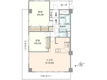 【東京都/大田区北糀谷】シャルマンコーポ梅屋敷 間取り図