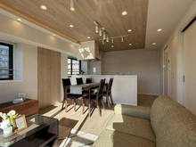 【東京都/大田区南六郷】ライオンズマンション多摩川緑地 リビング・ダイニング：※家具・調度品は販売価格に含まれておりません