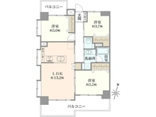 【東京都/大田区南六郷】ライオンズマンション多摩川緑地 間取り図
