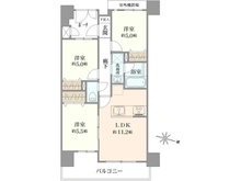 【東京都/大田区西糀谷】グランイーグル西糀谷III 間取り図