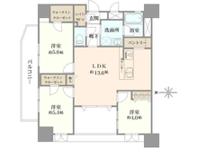 【東京都/大田区北糀谷】グランシティ蒲田東 間取り図
