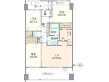 【東京都/大田区矢口】ジェイパーク多摩川リバージュ 間取り図
