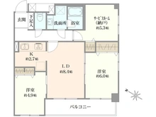 【東京都/大田区大森南】パルミナード森ケ崎公園 間取り図