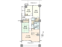 【東京都/大田区久が原】ヒルズ久が原壱番館　 間取り図