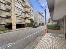 【東京都/大田区多摩川】マイキャッスル多摩川II 前面道路