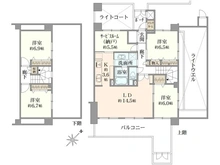 【東京都/大田区北糀谷】クレッセント蒲田東II 間取り図