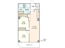 【東京都/大田区蒲田】ハイライフ蒲田 間取り図