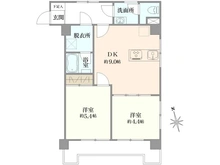 【東京都/大田区大森北】パラスト大森 間取り図