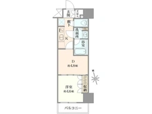 【東京都/大田区蒲田】デュオステージ蒲田 間取り図
