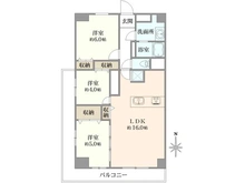 【東京都/大田区多摩川】多摩川ビューハイツ 間取り図