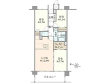 【東京都/大田区多摩川】アイディーコート多摩川グランコンフォール 間取り図