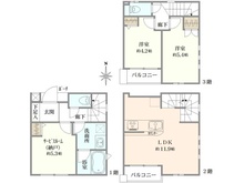 【東京都/大田区南馬込】リムテラス大森 間取り図