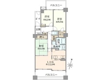 【東京都/大田区久が原】ヒルズ久が原 壱番館 間取り図