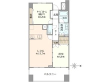 【東京都/大田区大森西】レーベンリヴァーレイオザ東京 間取り図
