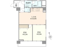 【東京都/大田区大森北】パラスト大森 間取り図